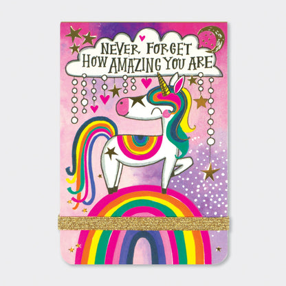 A7 MINI NOTEPADS – UNICORN & RAINBOW