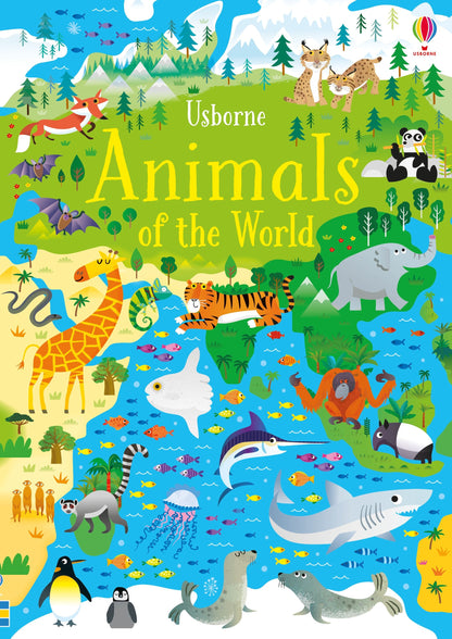 Usborne Book and Jigsaw Animals of the World