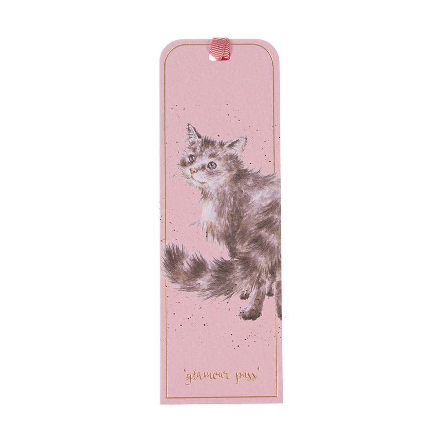 'GLAMOUR PUSS' CAT BOOKMARK