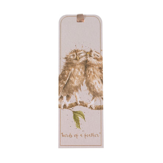 'BIRDS OF A FEATHER' OWL BOOKMARK