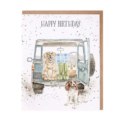 'BARKING BIRTHDAY' DOG BIRTHDAY CARD