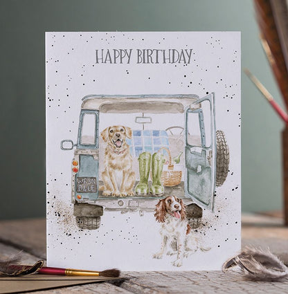 'BARKING BIRTHDAY' DOG BIRTHDAY CARD