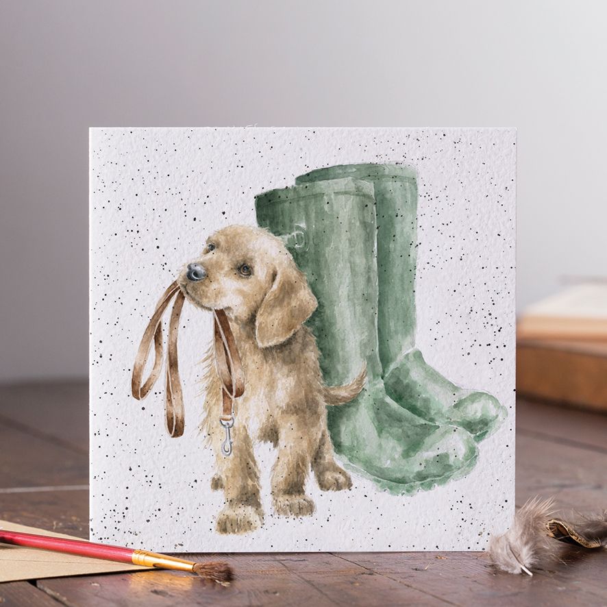 'HOPEFUL' LABRADOR CARD