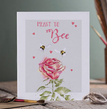 'MEANT TO BEE' BEE ENGAGEMENT CARD