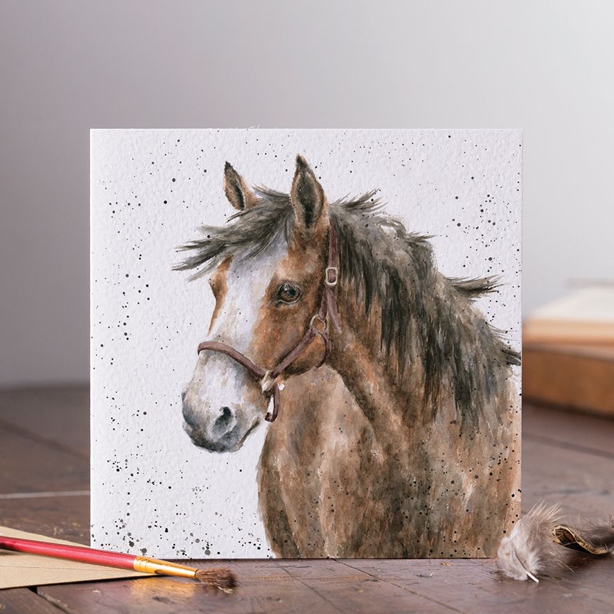 'SPIRIT' HORSE CARD