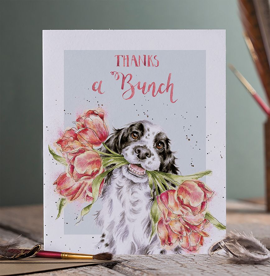 'THANKS A BUNCH' THANK YOU CARD