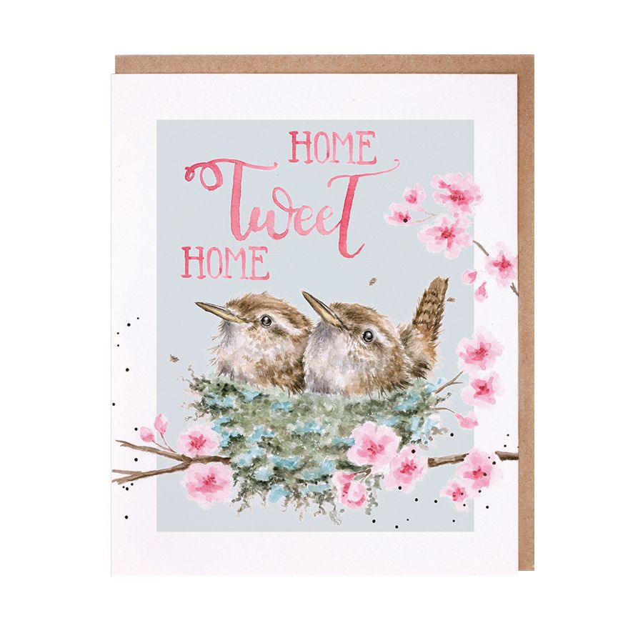 'HOME TWEET HOME' WREN CARD