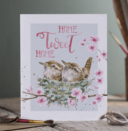 'HOME TWEET HOME' WREN CARD