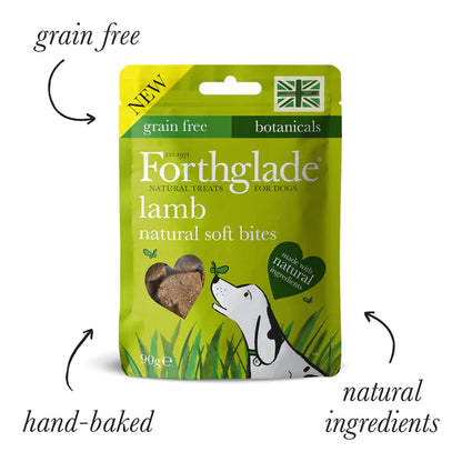 natural soft bite treats with lamb