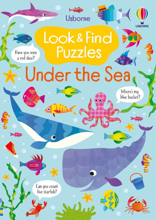 Look and Find Puzzles Under the Sea