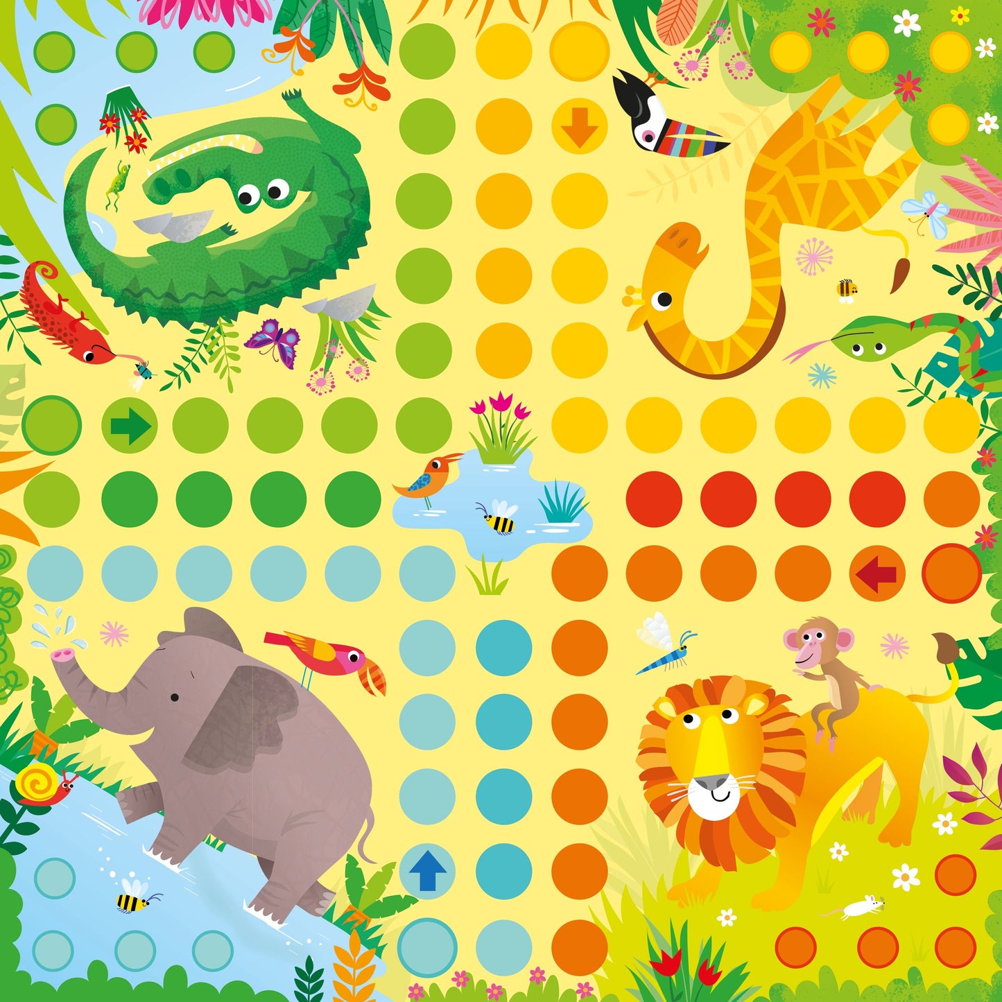 Ludo Board Game Animals