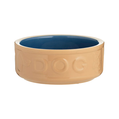 Mason Cash Blue Lettered Dog Bowl 15cm