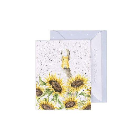 'SUNSHINE' DUCK MINI CARD