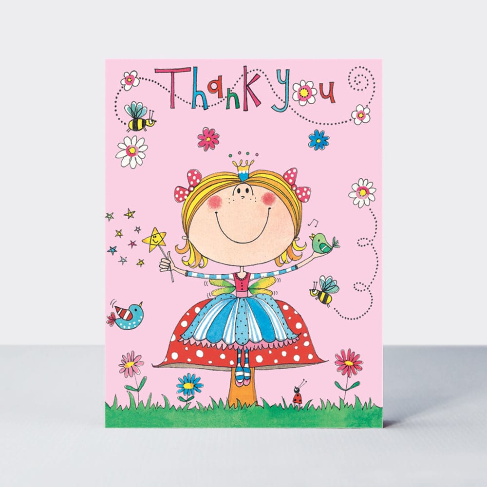 THANK YOU/FAIRY ON TOADSTOOL – 5 PACK