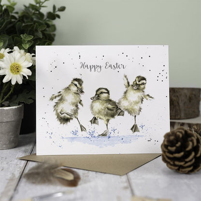 'QUACKING EASTER' DUCK EASTER CARD