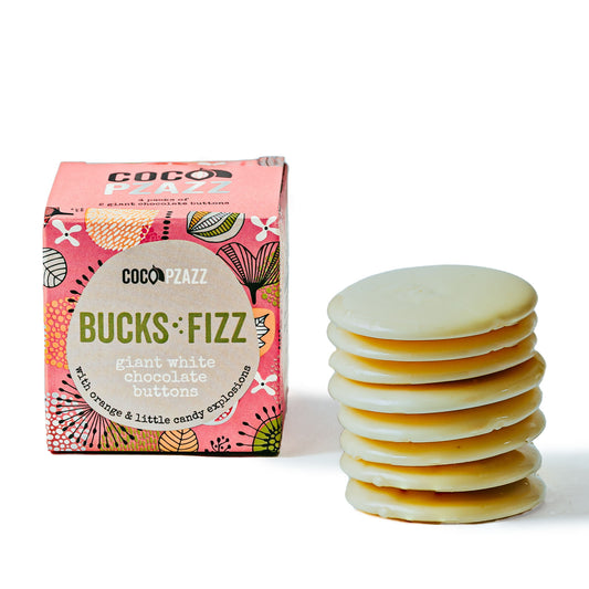 Bucks Fizz Giant White Chocolate Buttons