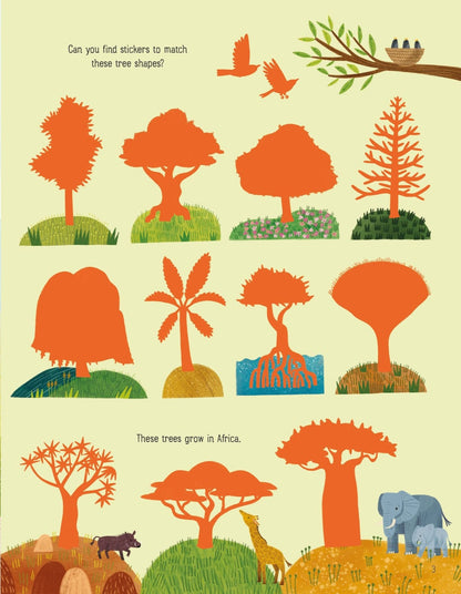 First Sticker Book Trees