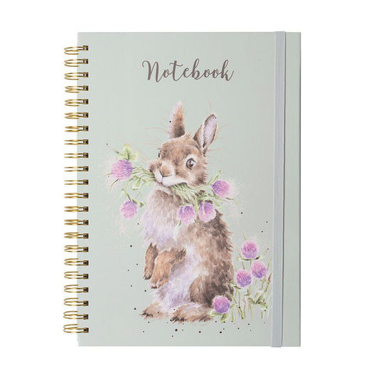 'HEAD CLOVER HEELS' RABBIT A4 NOTEBOOK