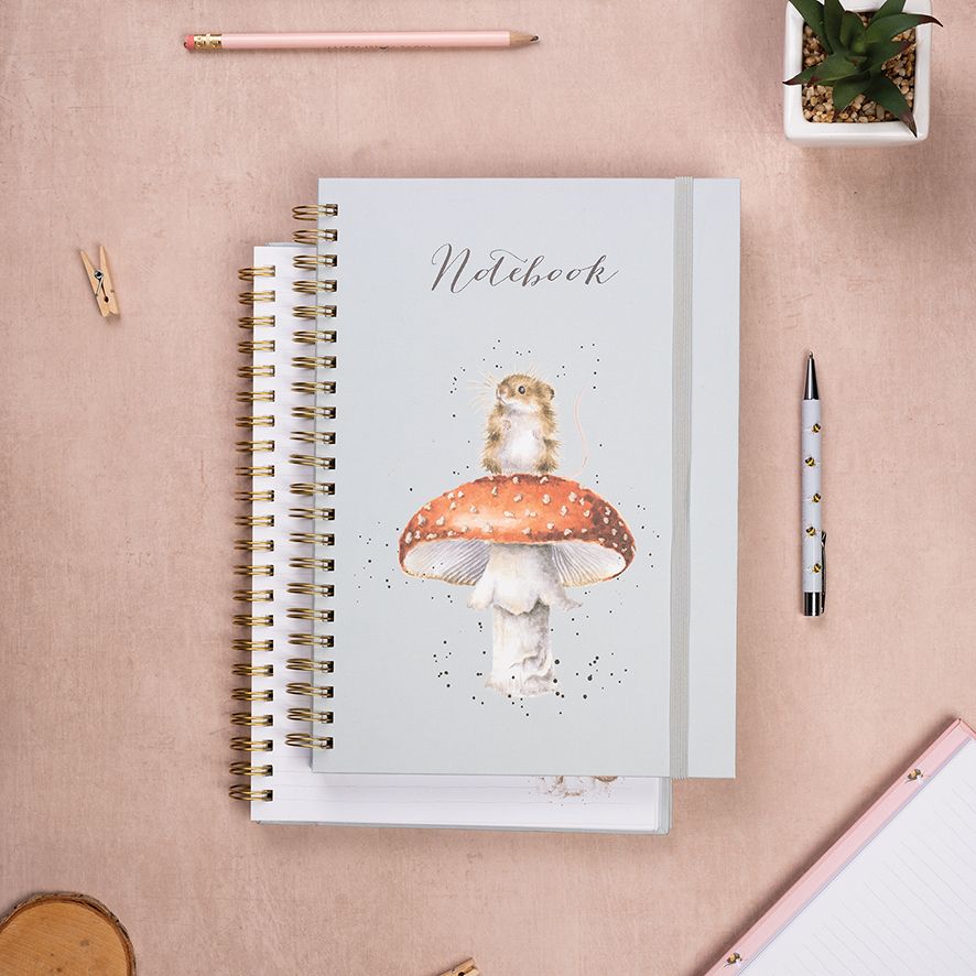'HE'S A FUN-GI' MOUSE A4 NOTEBOOK