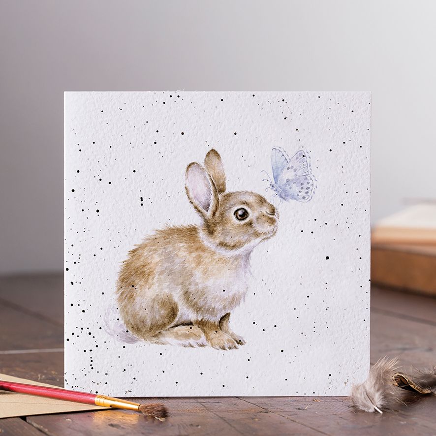 'I SPY A BUTTERFLY' RABBIT CARD