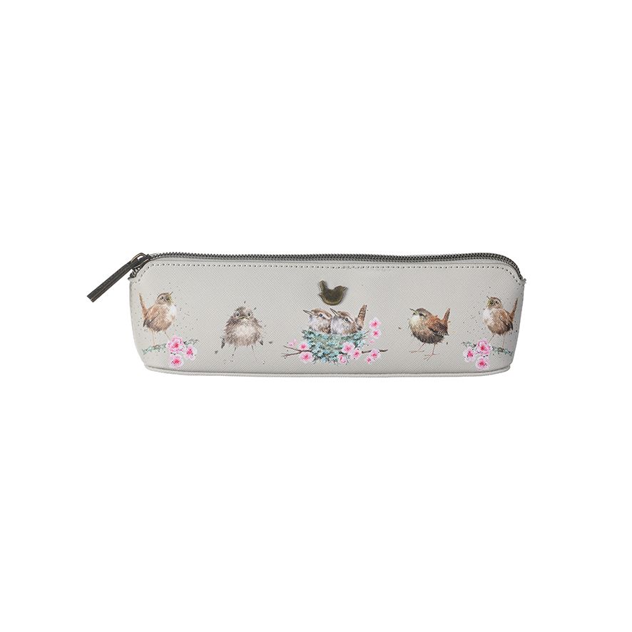 'LITTLE TWEETS' WREN BRUSH BAG/ PENCIL CASE