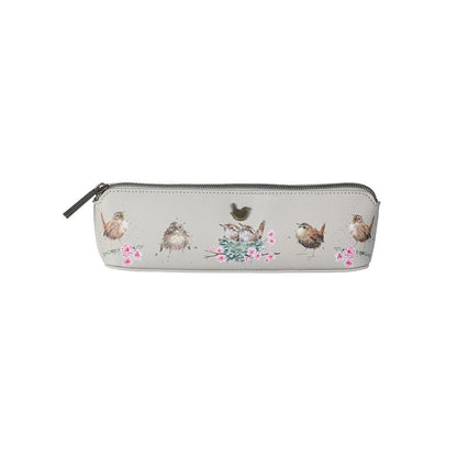 'LITTLE TWEETS' WREN BRUSH BAG/ PENCIL CASE