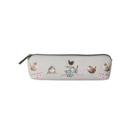 'LITTLE TWEETS' WREN BRUSH BAG/ PENCIL CASE