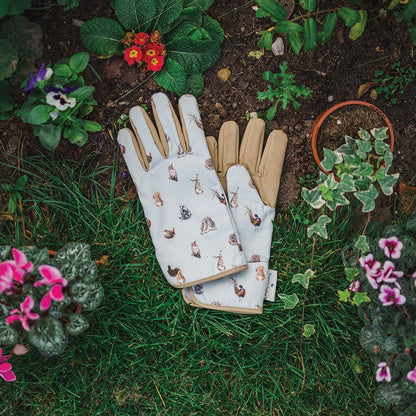 WOODLAND ANIMAL GARDEN GLOVES